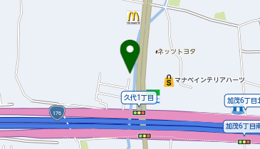 京都北白川ラーメン魁力屋 川西店の地図画像