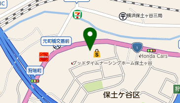 京都北白川ラーメン魁力屋 狩場店の地図画像