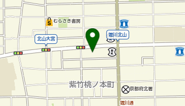 京都北白川ラーメン魁力屋 北山店の地図画像