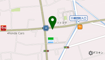 京都北白川ラーメン魁力屋 三郷店の地図画像