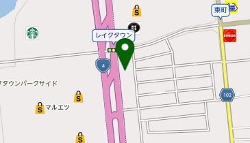 京都北白川ラーメン魁力屋 越谷店の地図画像