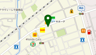 京都北白川ラーメン魁力屋 東千葉店の地図画像