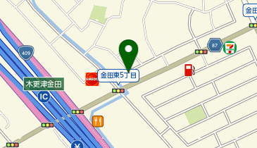 京都北白川ラーメン魁力屋 木更津店の地図画像