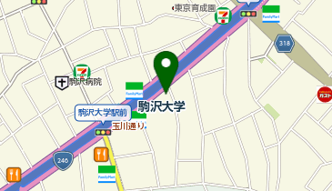 ティップネス駒沢大学24hoursの地図画像