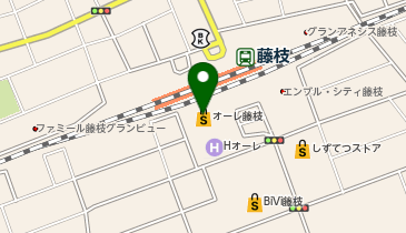 ティップネス藤枝の地図画像