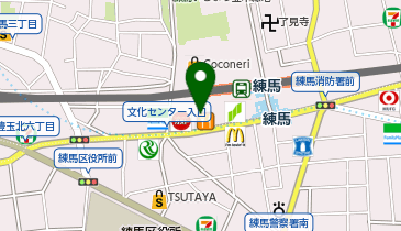 ティップネス練馬24hoursの地図画像