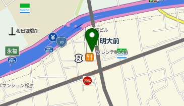 ティップネス明大前の地図画像