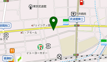 ティップネス綾瀬の地図画像