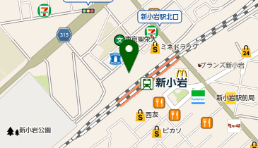 ティップネス新小岩の地図画像