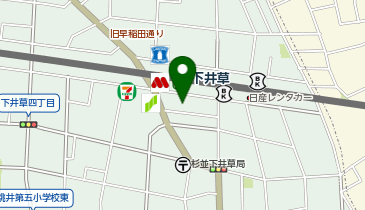 ティップネス下井草の地図画像