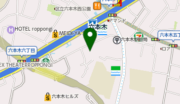 ティップネス六本木の地図画像