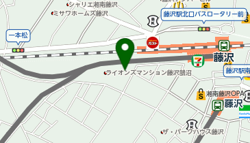 ティップネス藤沢の地図画像