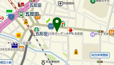 ティップネス・キッズ五反田店の地図画像
