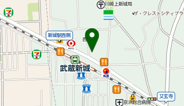 ファストジム24武蔵新城店の地図画像
