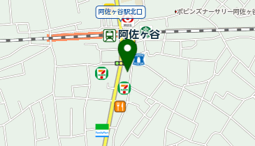 ファストジム24阿佐ヶ谷店の地図画像