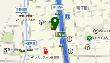 ファストジム24堀田通店の地図画像