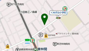 ファストジム24東林間店の地図画像