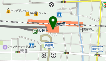 ドトールコーヒーショップ アスティ大垣店の地図画像