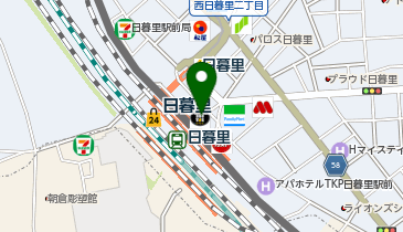 ドトールコーヒーショップ 日暮里駅前店の地図画像