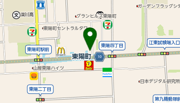 ドトールコーヒーショップ 東陽町店の地図画像