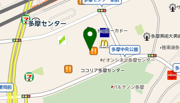 ドトール珈琲店 多摩センター店の地図画像