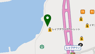 ドトールコーヒーショップ レイクタウンアウトレット店の地図画像