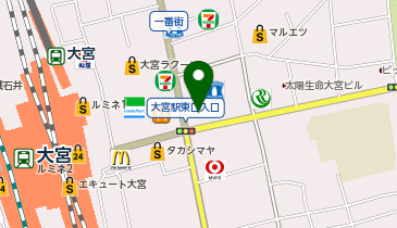 ドトールコーヒーショップ 大宮門街店の地図画像