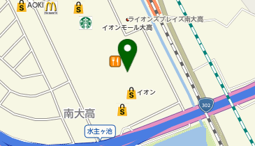 ドトールコーヒーショップ イオンモール大高店の地図画像