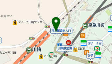 ドトールコーヒーショップ タイムズステーション川崎店の地図画像