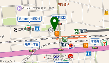 ドトール珈琲店 亀戸店の地図画像