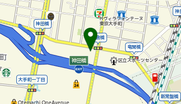 ドトールコーヒーショップ 大手町ゲートビルディング店の地図画像