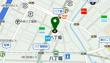 ドトールコーヒーショップ 八丁堀店の地図画像