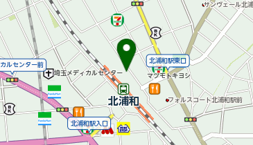 ドトールコーヒーショップ 北浦和東口店の地図画像