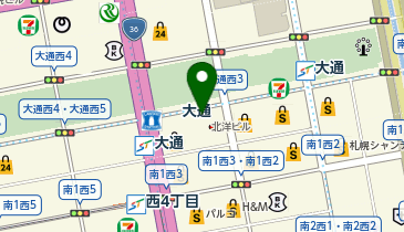 ドトールコーヒーショップ 札幌大通西3丁目店の地図画像