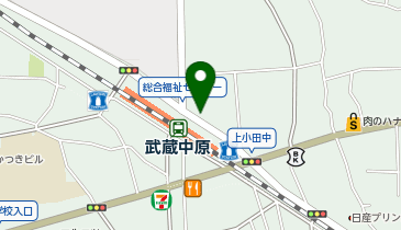 ドトールコーヒーショップ 武蔵中原店の地図画像