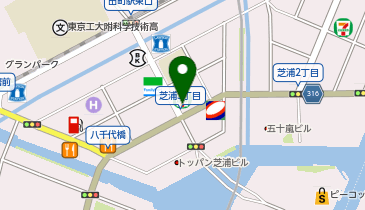 ドトールコーヒーショップ 芝浦3丁目店の地図画像