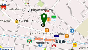 ドトールコーヒーショップ 西葛西北口店の地図画像