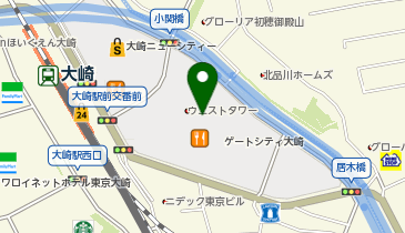 ドトールコーヒーショップ ゲートシティ大崎店の地図画像