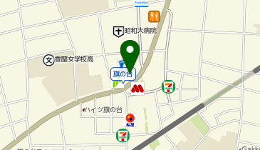 ドトールコーヒーショップ 旗の台店の地図画像