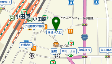 ドトールコーヒーショップ 小田原駅東口店の地図画像