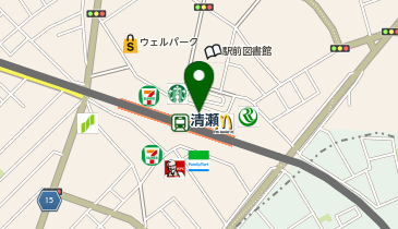 ドトールコーヒーショップ 清瀬北口店の地図画像
