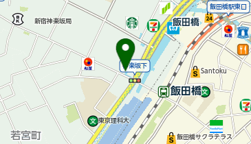 ドトールコーヒーショップ 飯田橋神楽坂店の地図画像