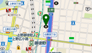 ドトールコーヒーショップ 御徒町昭和通り店の地図画像