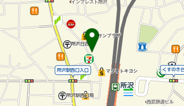 ドトールコーヒーショップ 所沢店の地図画像