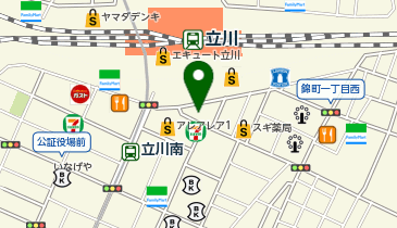 ドトールコーヒーショップ 立川南口駅前店の地図画像