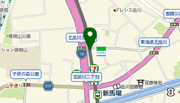 ドトールコーヒーショップ 京急新馬場店の地図画像