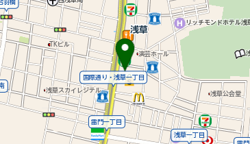 ドトールコーヒーショップ 浅草ROX店の地図画像