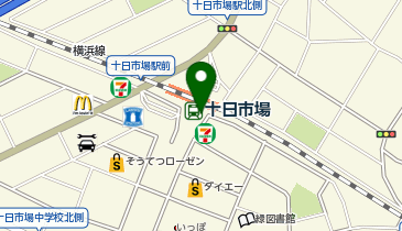 ドトールコーヒーショップ 十日市場店の地図画像