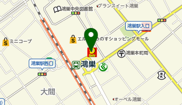 ドトールコーヒーショップ 鴻巣駅前店の地図画像