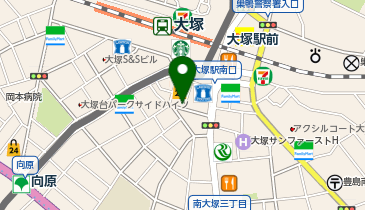 ドトールコーヒーショップ 大塚南口店の地図画像